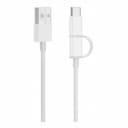 Кабель Xiaomi USB / Type-C/Micro USB 0,3м, белый— фото №1