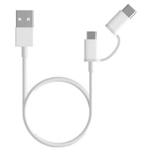 Кабель Xiaomi USB / Type-C/Micro USB 1м, белый— фото №0